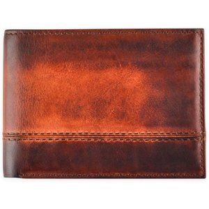 Leather Wallet The Respected Gentlemans Bifold Slim for Men 4.5 (W) x 3.5 (H)
